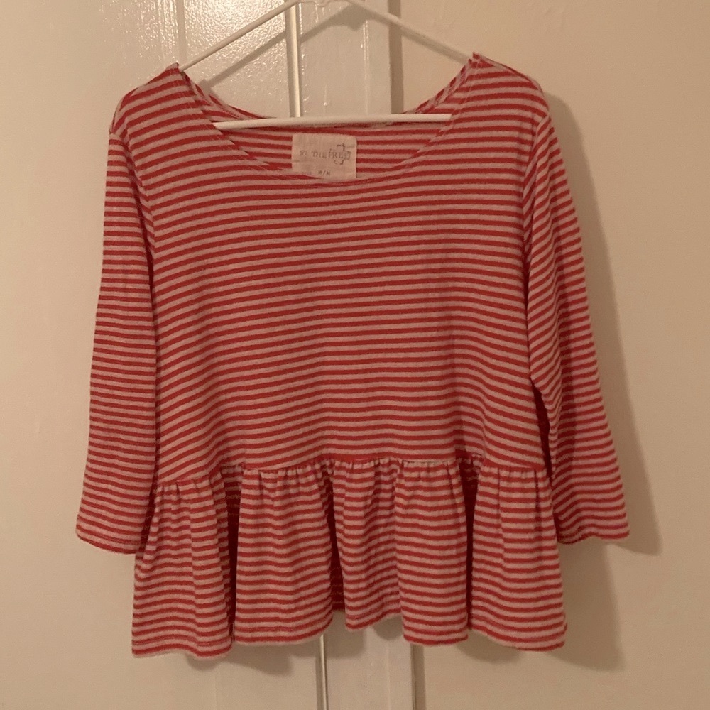 We The Free, Red Striped Peplum